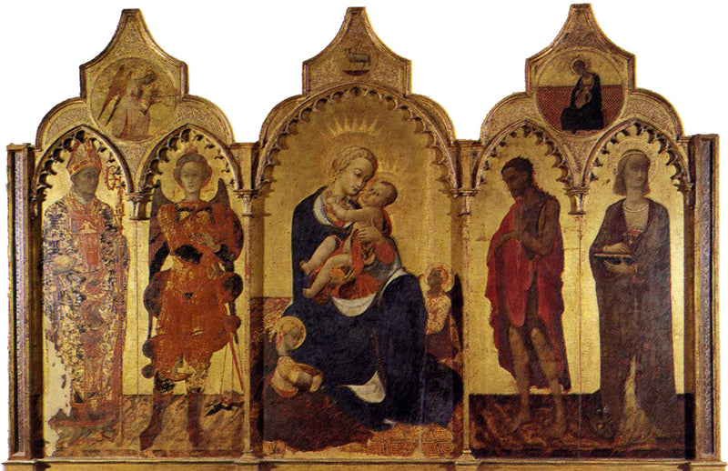 San Domenico de Cortonen polyptykki - Stefano di Giovanni (Sassetta)