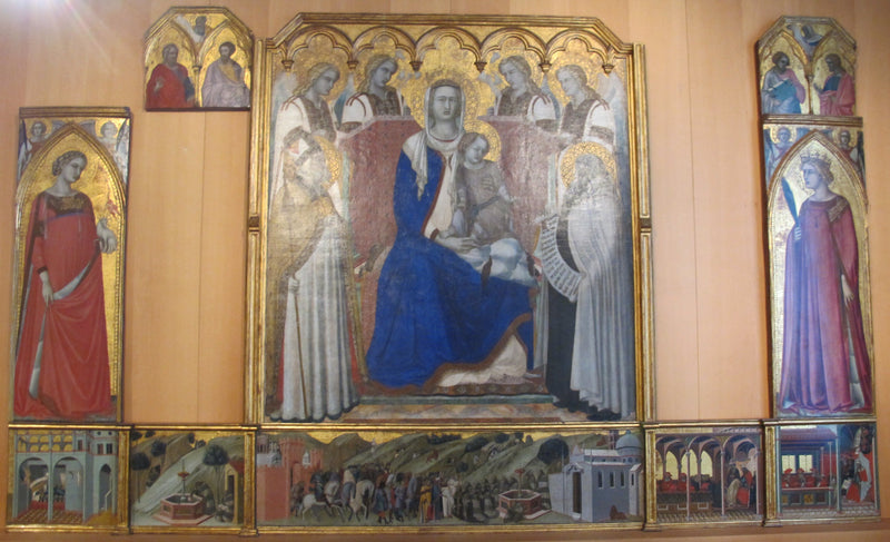 Polyptykki Carmesien - Pietro Lorenzetti
