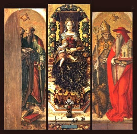 Polyptykki Camerinon Duomon kirkosta - Carlo Crivelli
