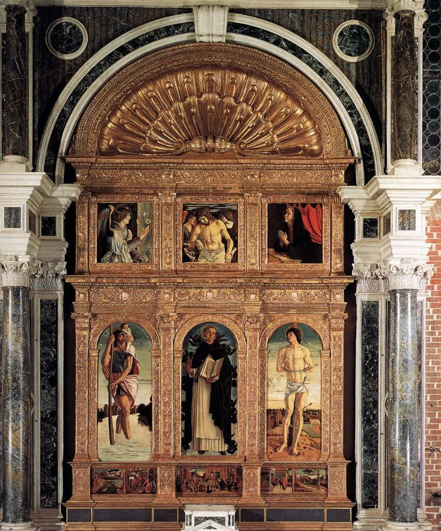 Polyptykki Pyhä Vincent Ferrier - Giovanni Bellini