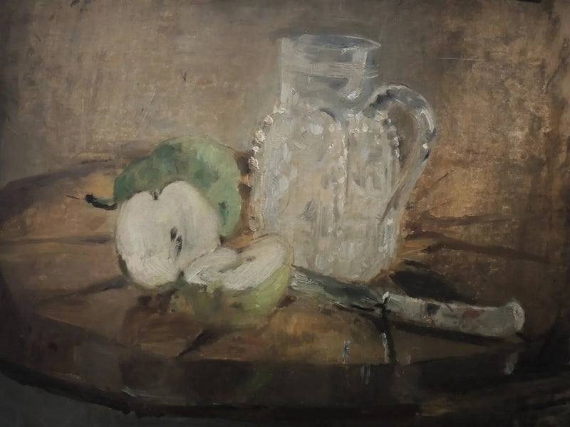 Viipaloitu omena ja kannu - Berthe Morisot