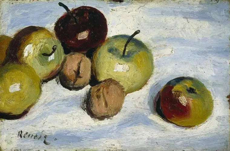 Omenat ja pähkinät - Pierre-Auguste Renoir