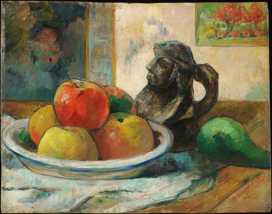 Omenat, päärynä ja keramiikka - Paul Gauguin