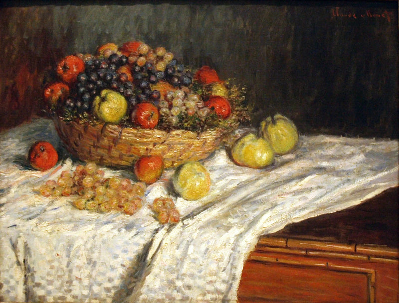 Omenat ja viinirypäleet W545 - Claude Monet