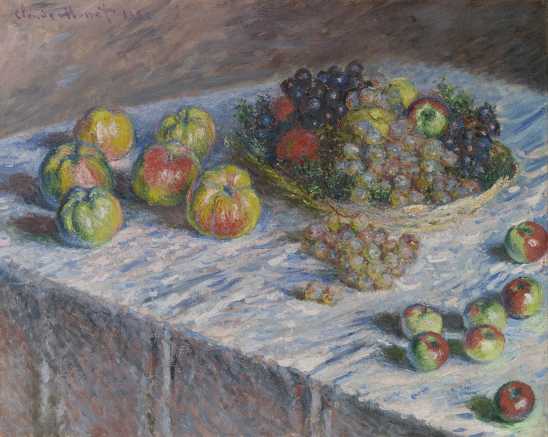 Omenat ja viinirypäleet W546 - Claude Monet