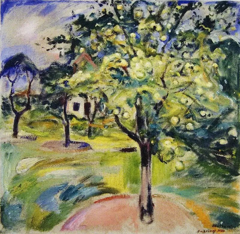 Omena puutarhassa Ekelyssä - Edvard Munch