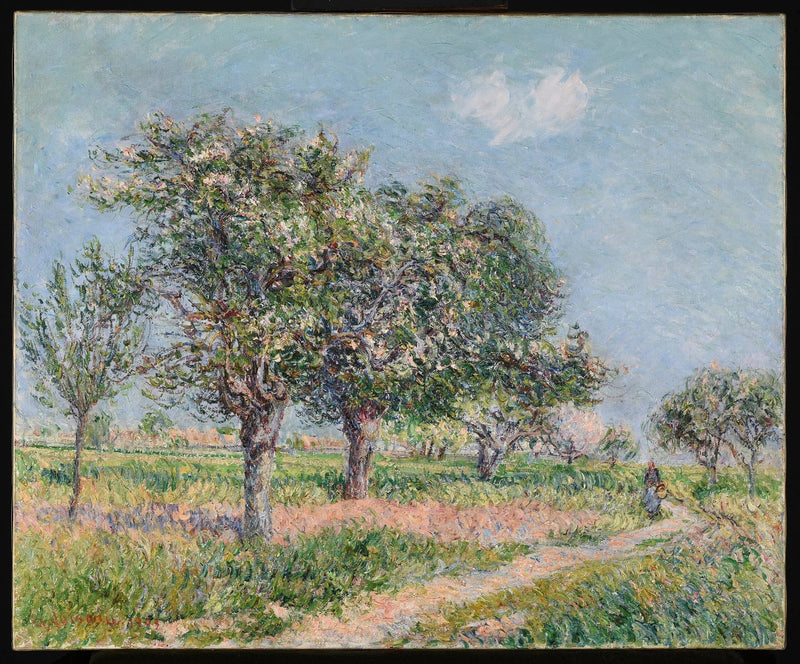 Pommiers en fleurs en Normandissa - Gustave Loiseau
