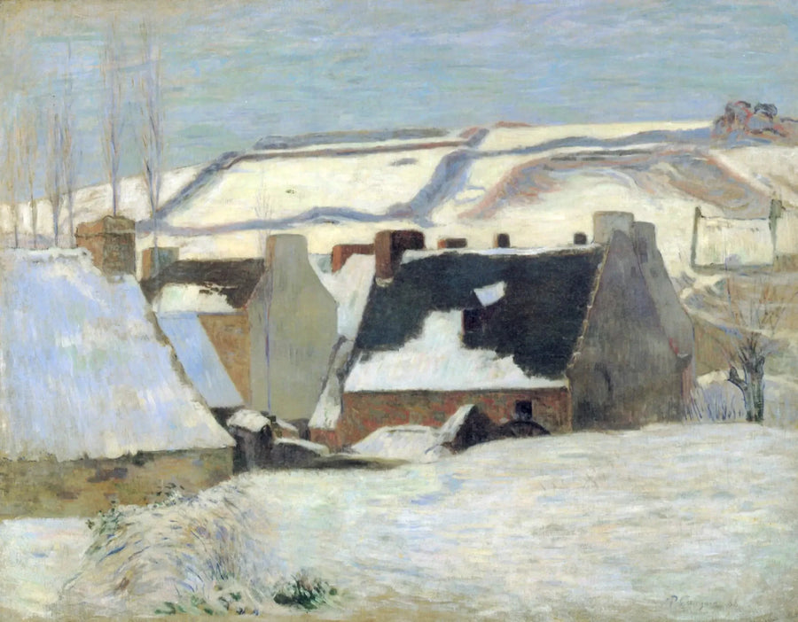 Pont-Aven lumessa - Paul Gauguin