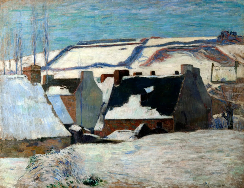 Pont-Aven lumessa - Paul Gauguin