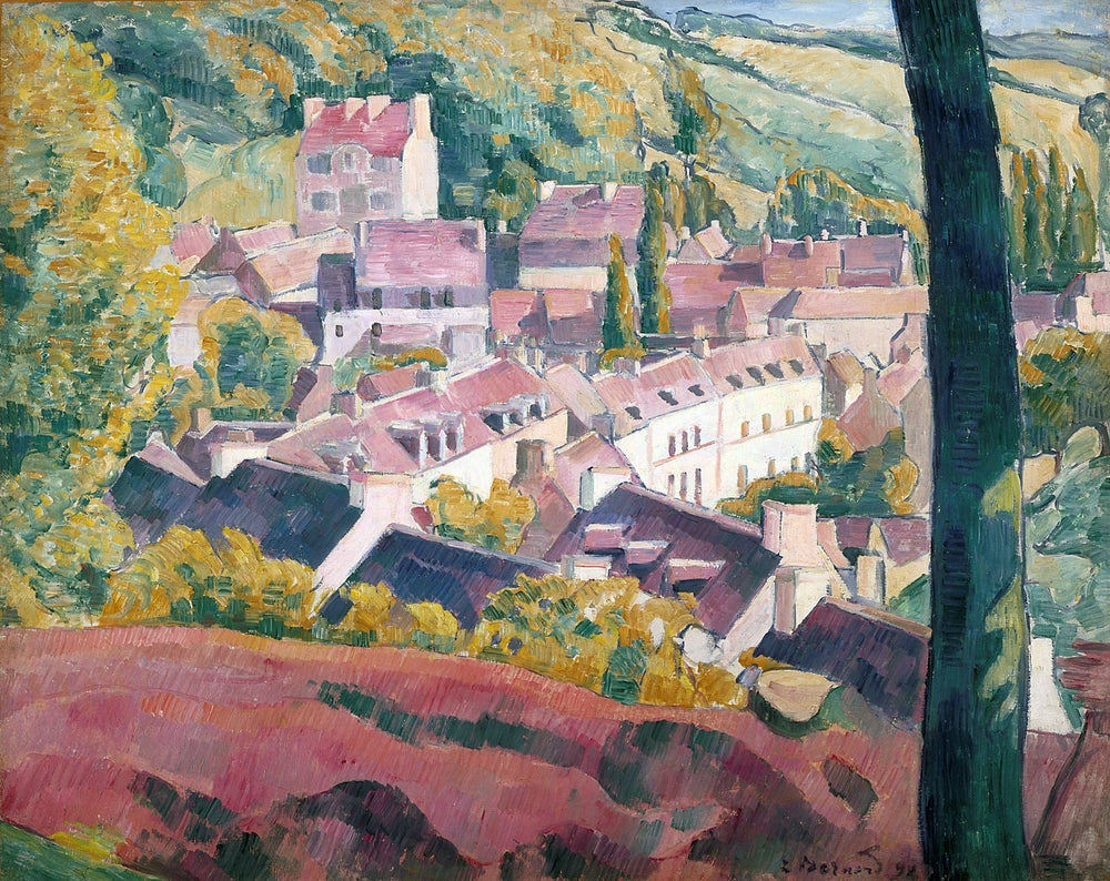 Pont-Aven vu depuis le Bois d’Amour - Émile Bernard - Alpha Reproduction