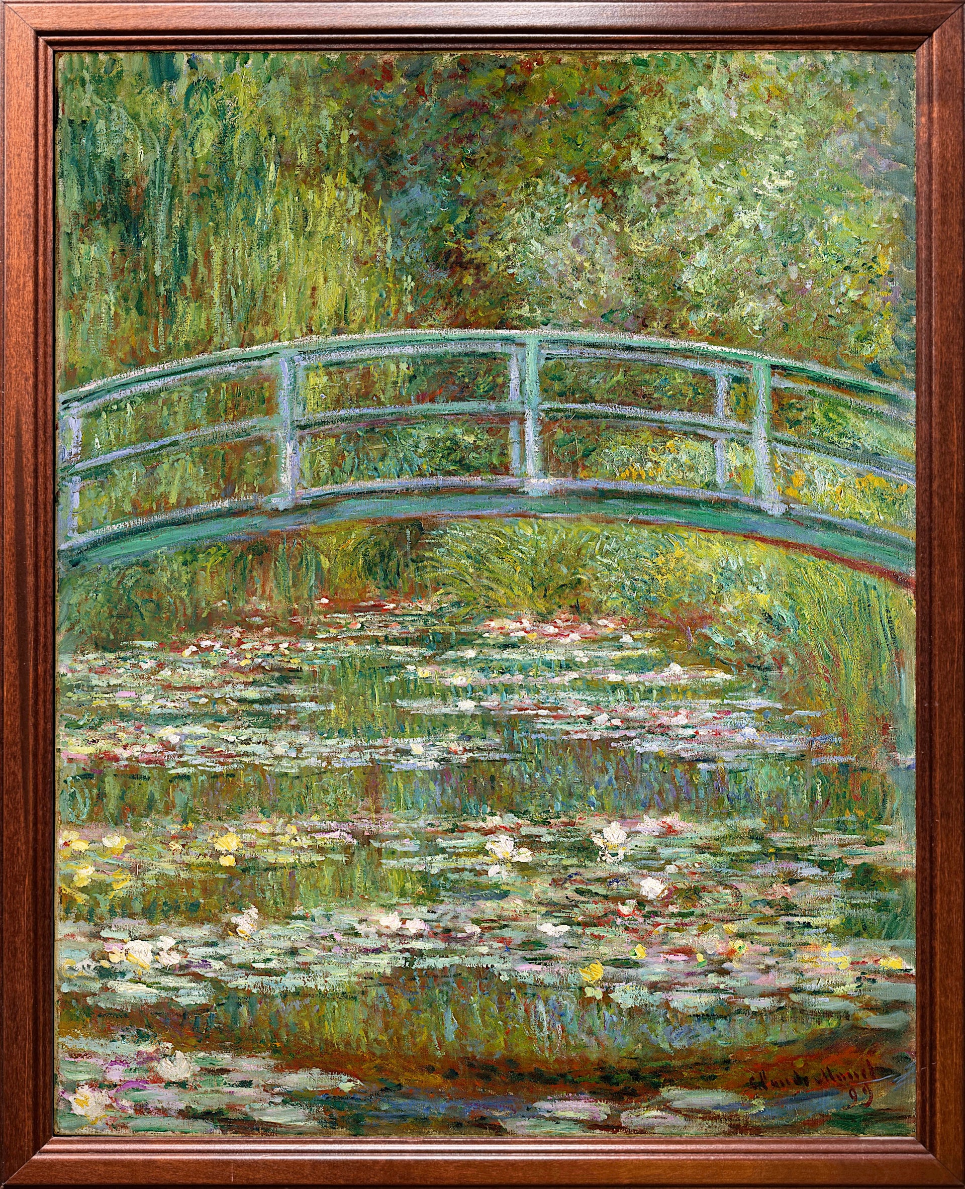 Le Pont sur le bassin aux nymphéas de Claude Monet, 1899 – Metropolitan Museum 29.100.113, Wildenstein 1518