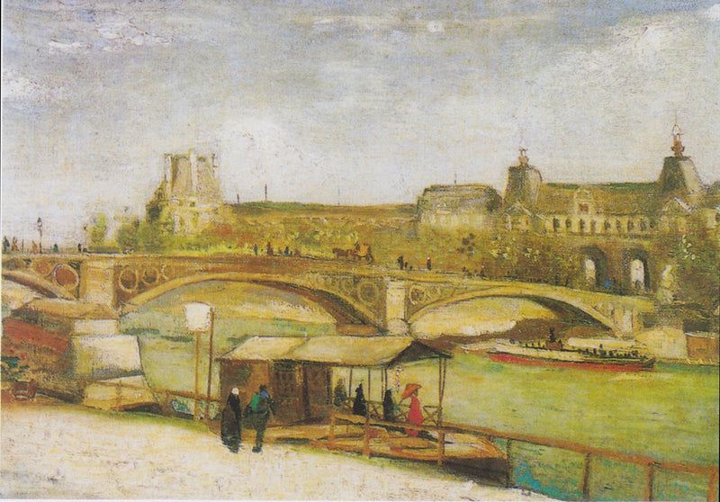Carrouselin silta ja Louvre - Vincent van Gogh