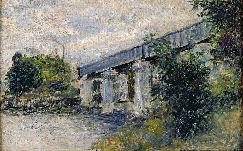 Rautatiesilta, Argenteuil W320 - Claude Monet