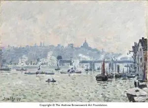 Charing Crossin silta - Alfred Sisley
