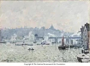 Charing Crossin silta - Alfred Sisley