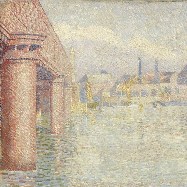 Pont de Londres - Jan Toorop image 1 copie de tableau peinte à la main