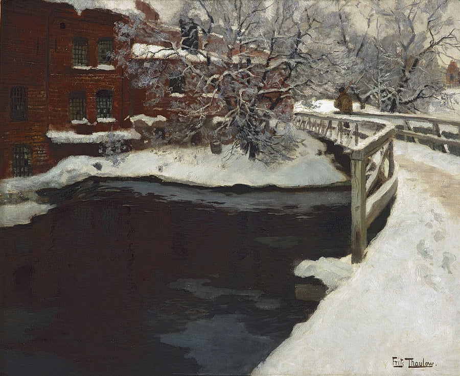 Treschow'n silta - Frits Thaulow