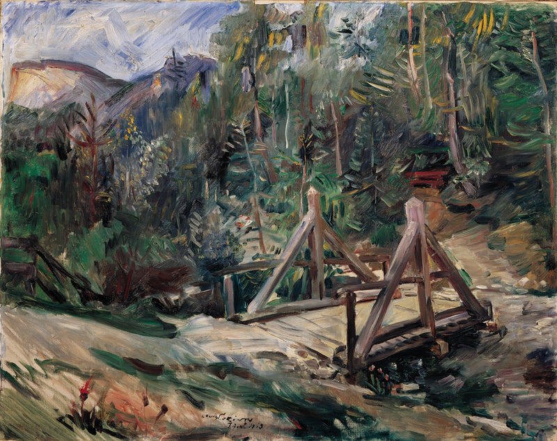 Tirolin silta - Lovis Corinth