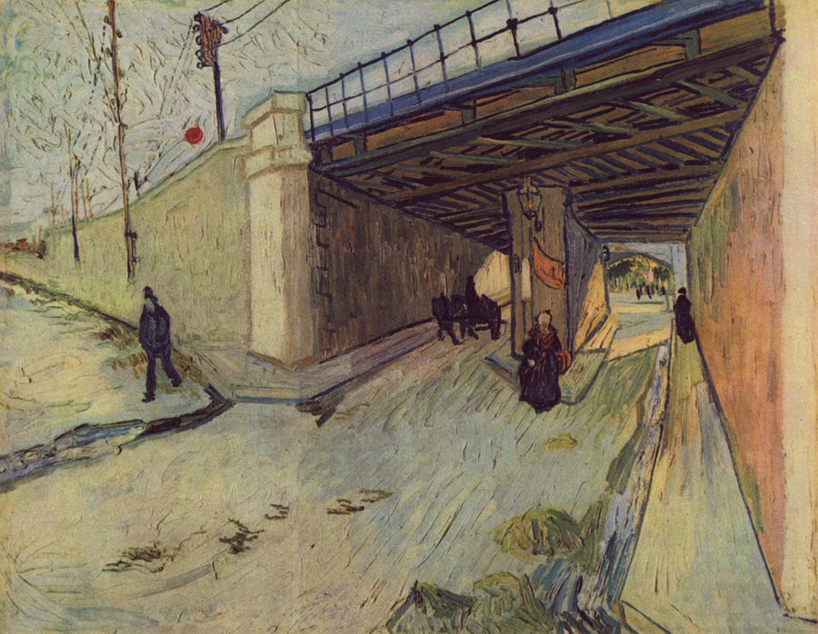 Rautatiesilta Montmajour-kadulla, Arles, Le - Vincent van Gogh