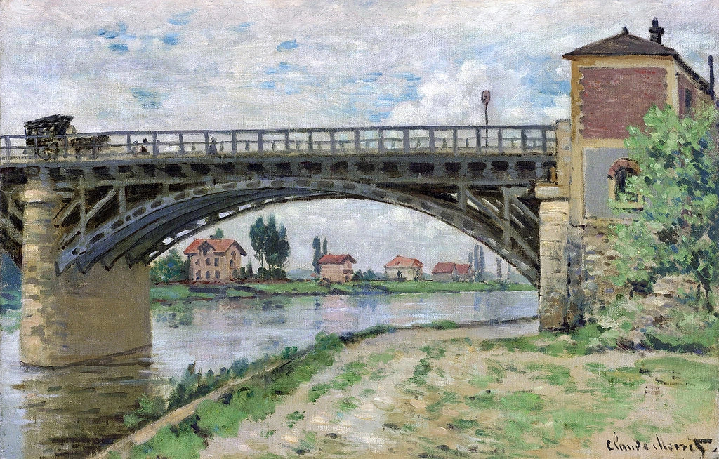Le Pont routier d’Argenteuil W278 par Claude Monet, 1873, Virginia Museum of Fine Arts