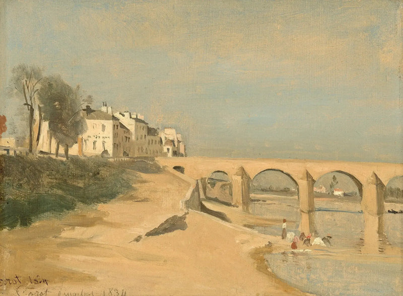 Saonelahti Mâconissa - Jean-Baptiste Camille Corot