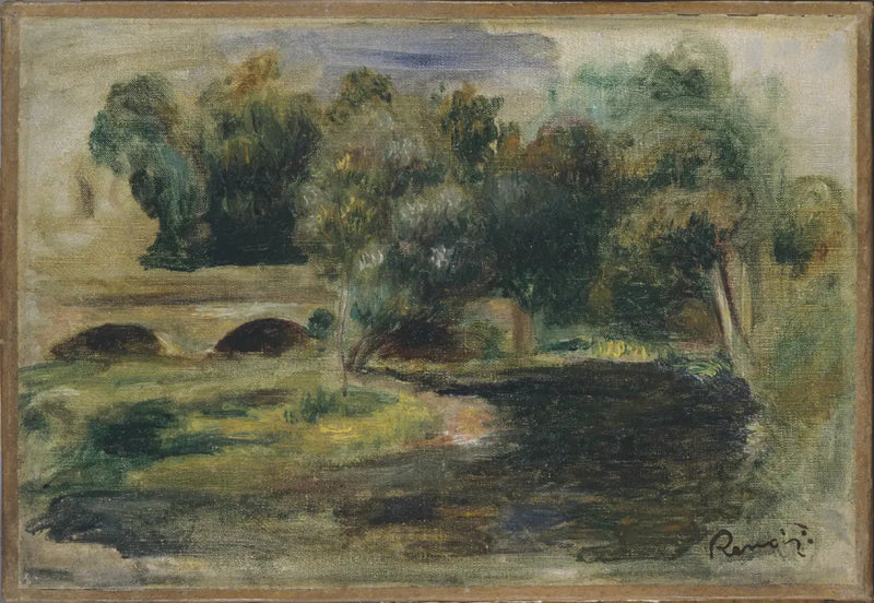 Silta joen yli - Pierre-Auguste Renoir