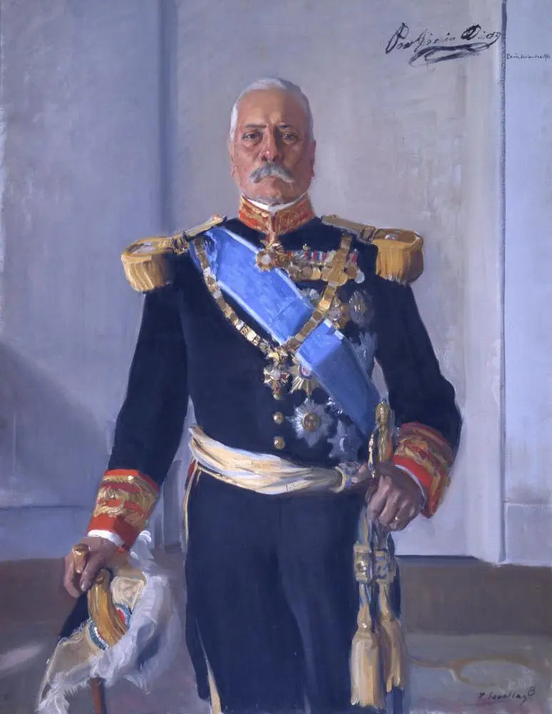 Porfirio Díaz, entinen Meksikon presidentti - Joaquín Sorolla