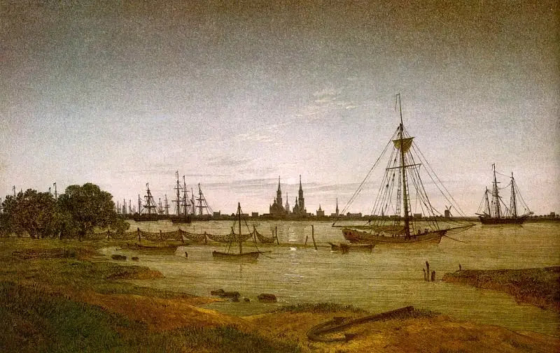 Kuuvalossa - Caspar David Friedrich