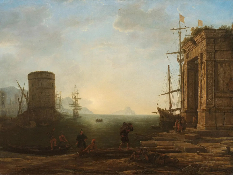 Auringonnousun satama - Claude Lorrain