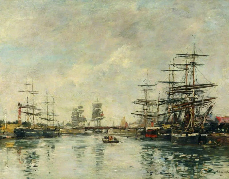 Honfleurin satama - Eugène Boudin