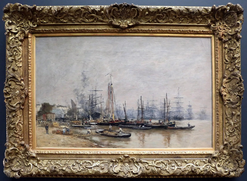 Bordeaux'n satama - Eugène Boudin