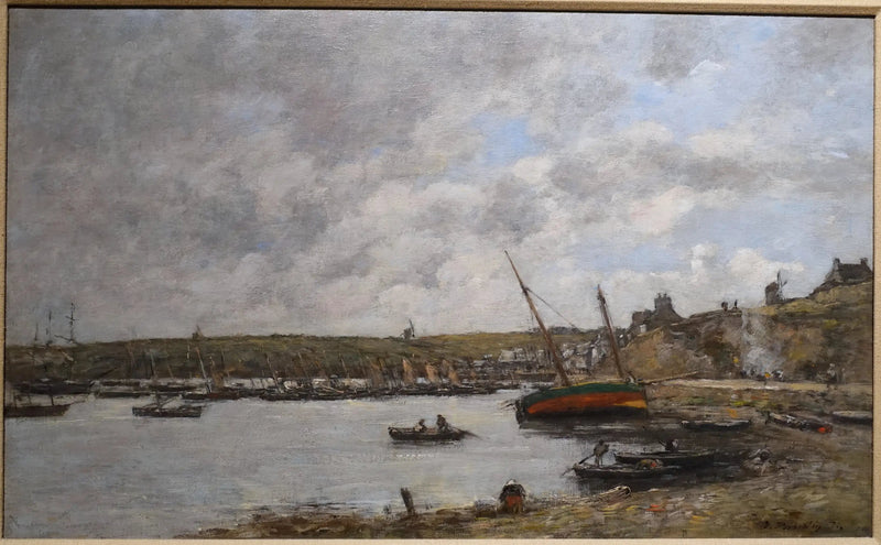 Camaretin satama - Eugène Boudin