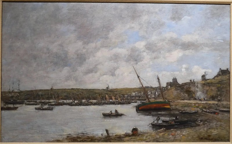 Camaretin satama - Eugène Boudin
