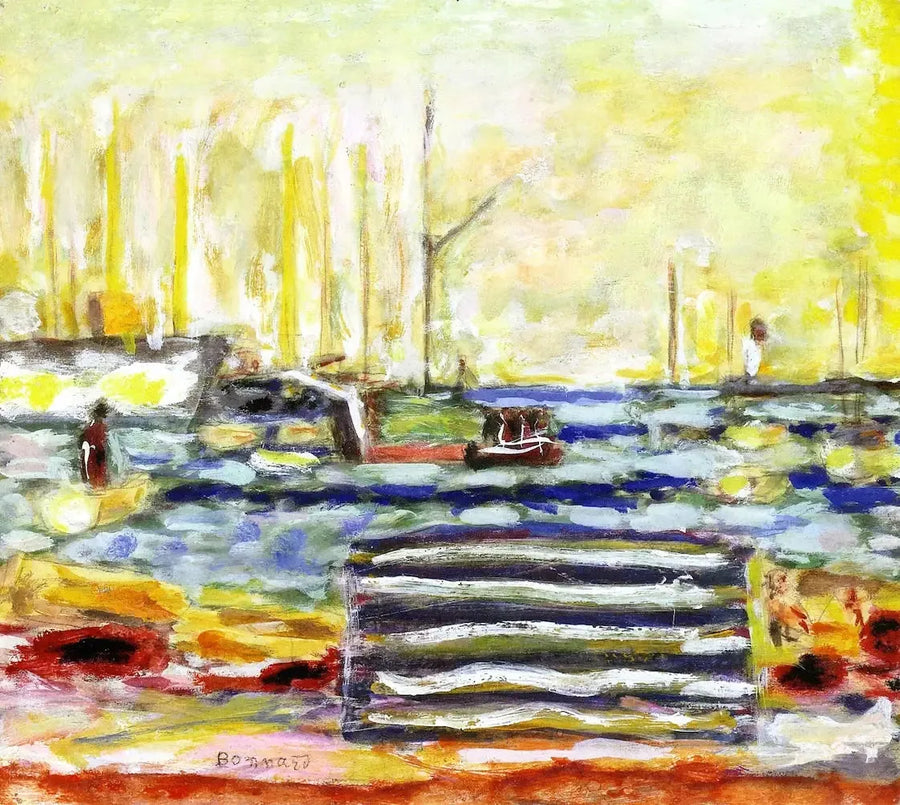 Cannesin satama - Pierre Bonnard