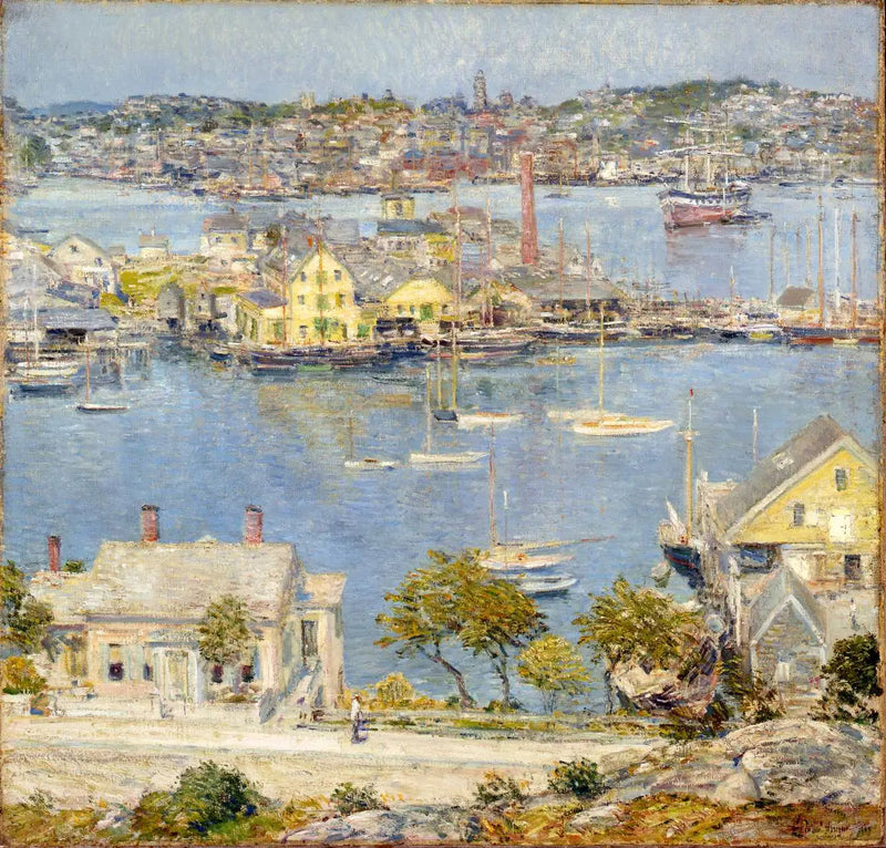 Gloucesterin satama - Childe Hassam
