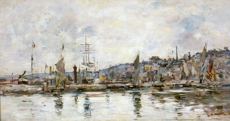 Honfleurin satama - Eugène Boudin