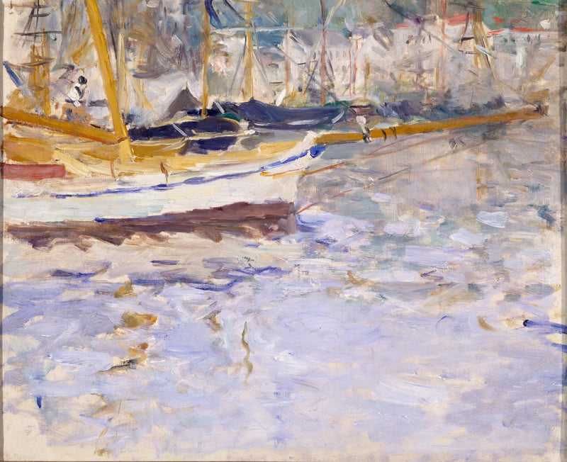 Nizzan satama - Berthe Morisot