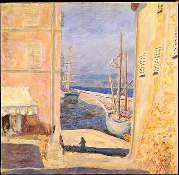Saint-Tropez'n satama - Pierre Bonnard