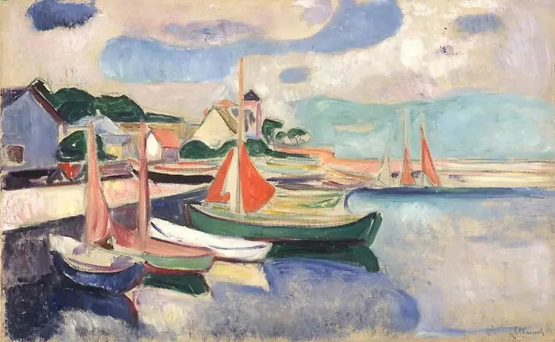 Taarbæk'n satama - Edvard Munch