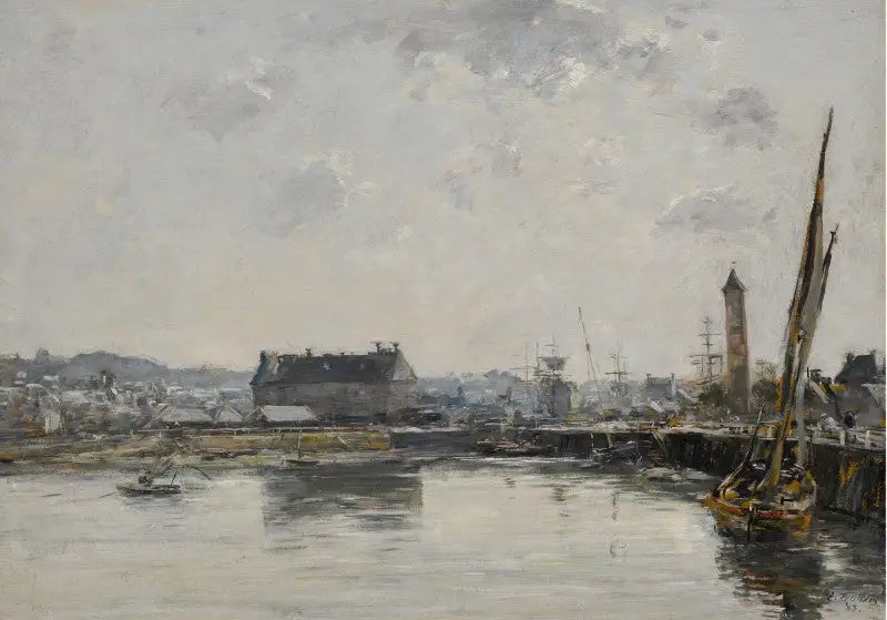 Trouvillen satama - Eugène Boudin