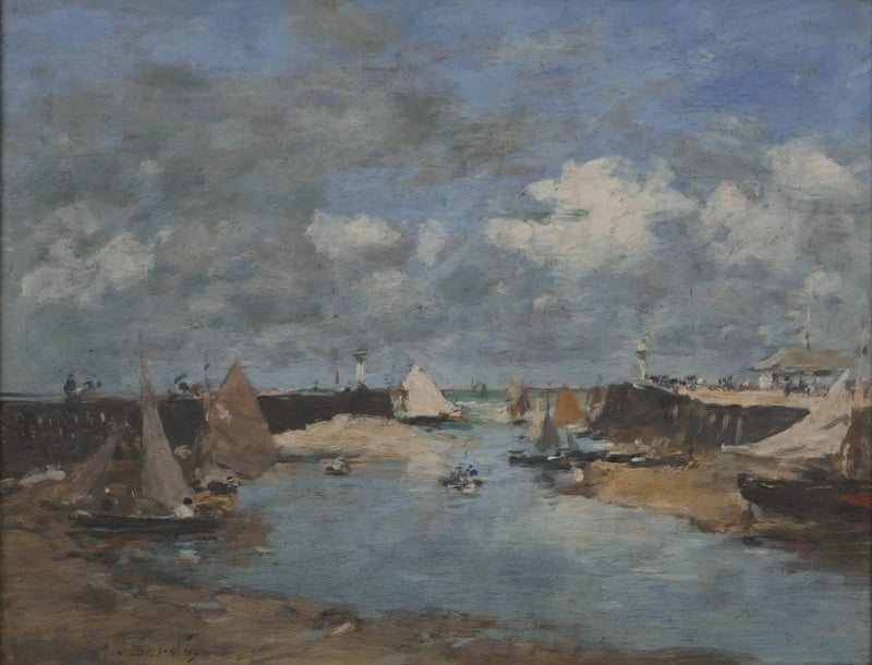 Trouvillen satama - Eugène Boudin