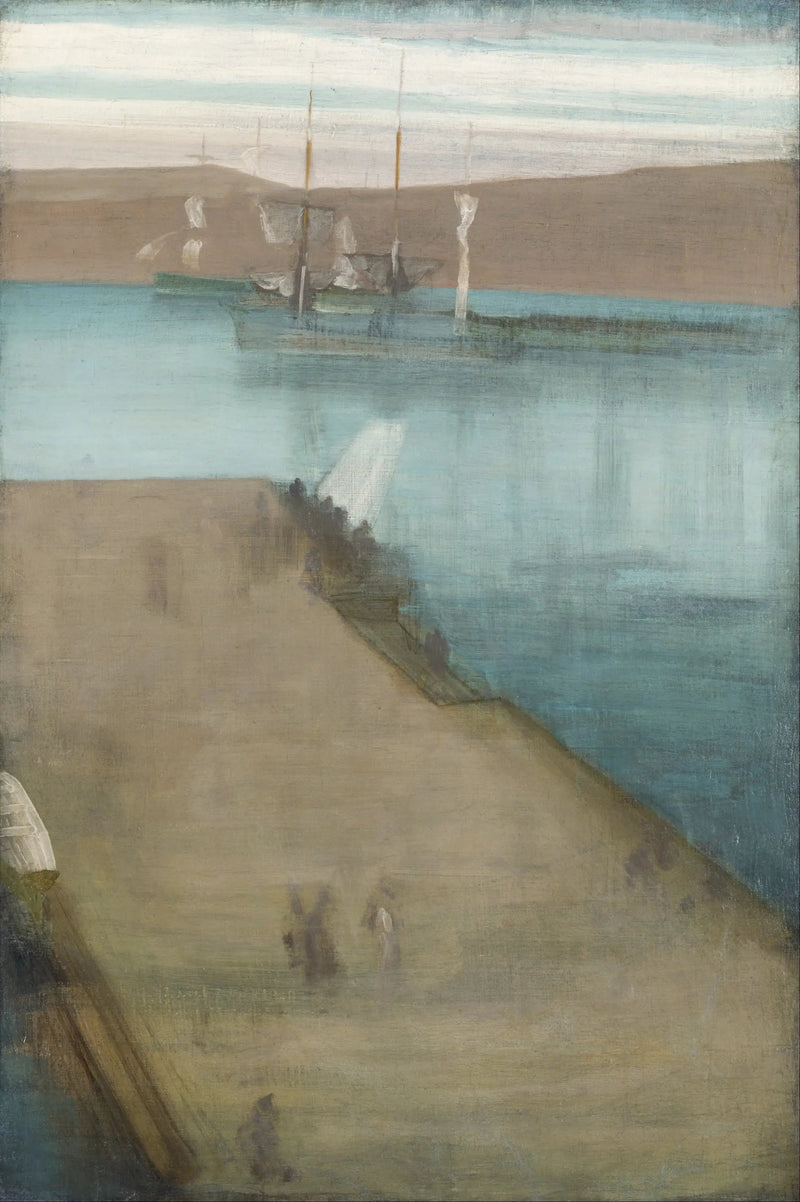 Valparaison satama - James Abbott McNeill Whistler