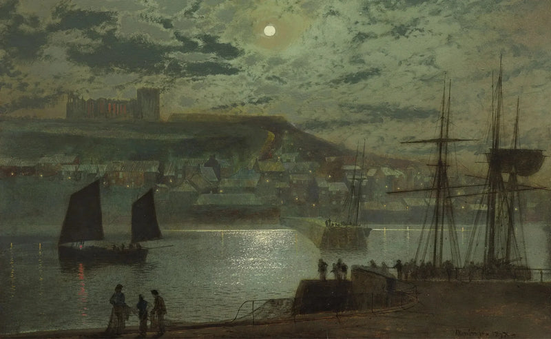 Whitbyn satama - John Atkinson Grimshaw