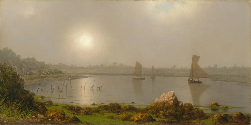 Yorkin satama, Maine-rannikko - Martin Johnson Heade