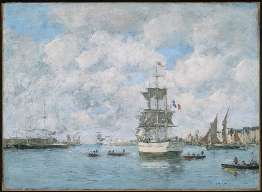 Havren satama - Eugène Boudin