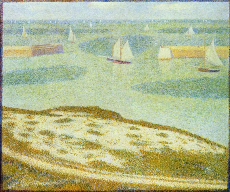 Port-en-Bessin, Sataman sisäänkäynti - Georges Seurat