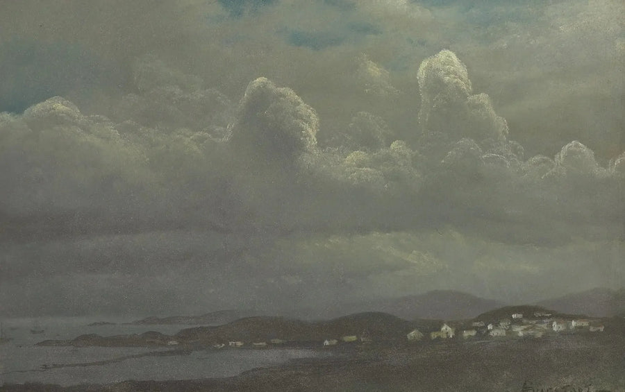 Port Richmond, San Franciscon lahti - Albert Bierstadt