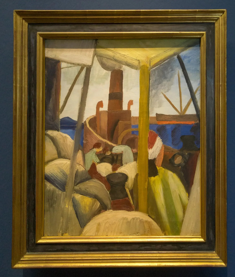 Tunisialainen satama - August Macke