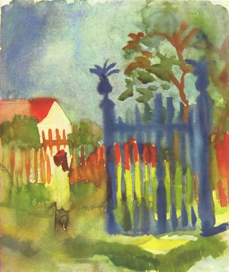 Puutarhan portti - August Macke