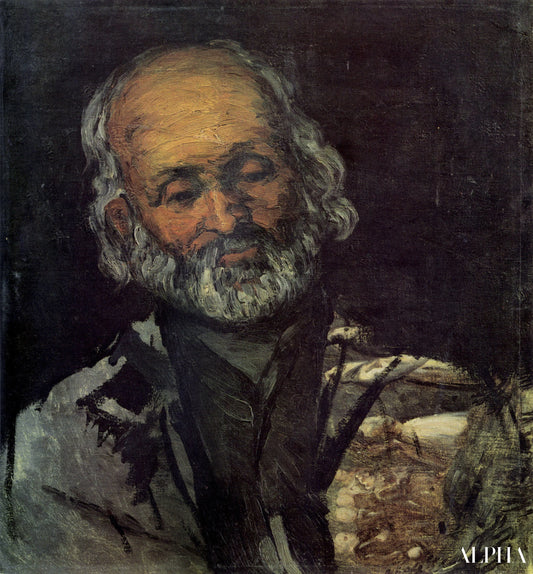 Portait d'un homme âgé - Paul Cézanne - Reproductions de tableaux et peintures haut de gamme